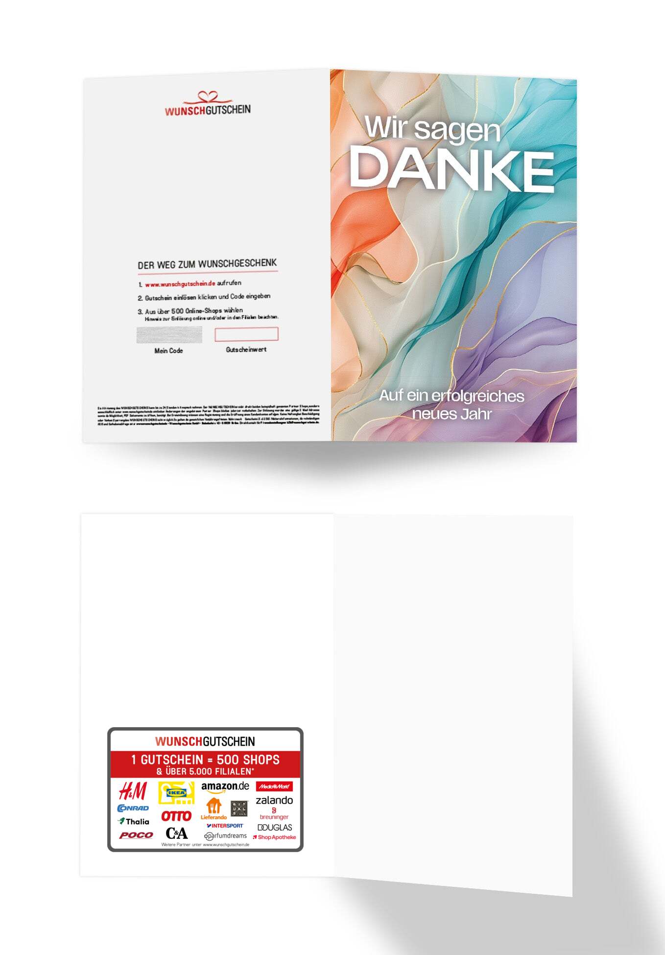 Erfolgreiches neues Jahr - Bunte Tücher