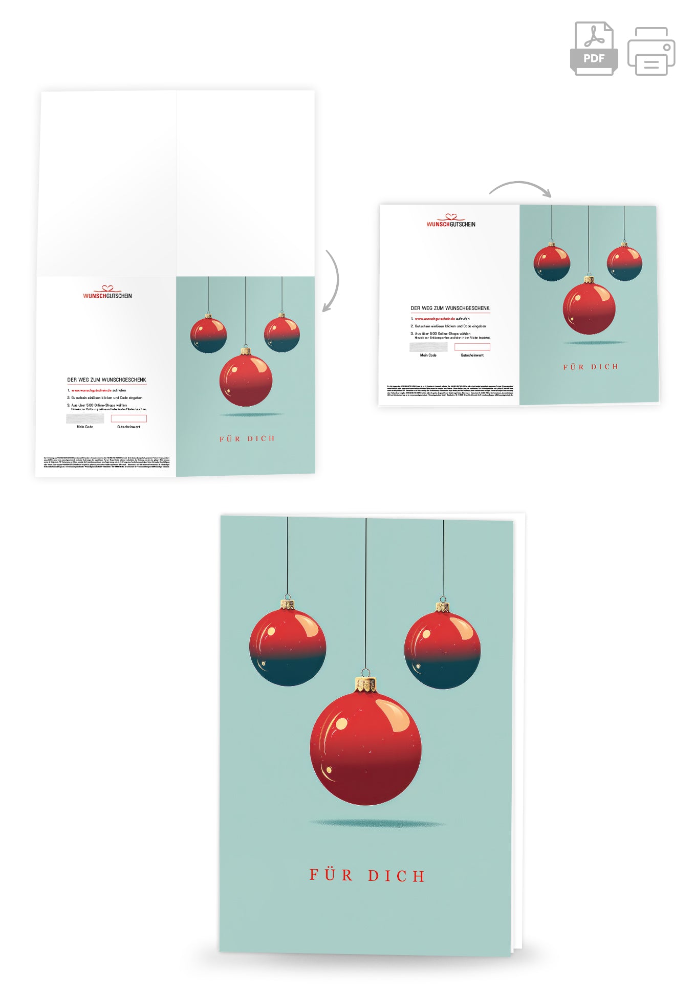 Für Dich - Weihnachtskugeln