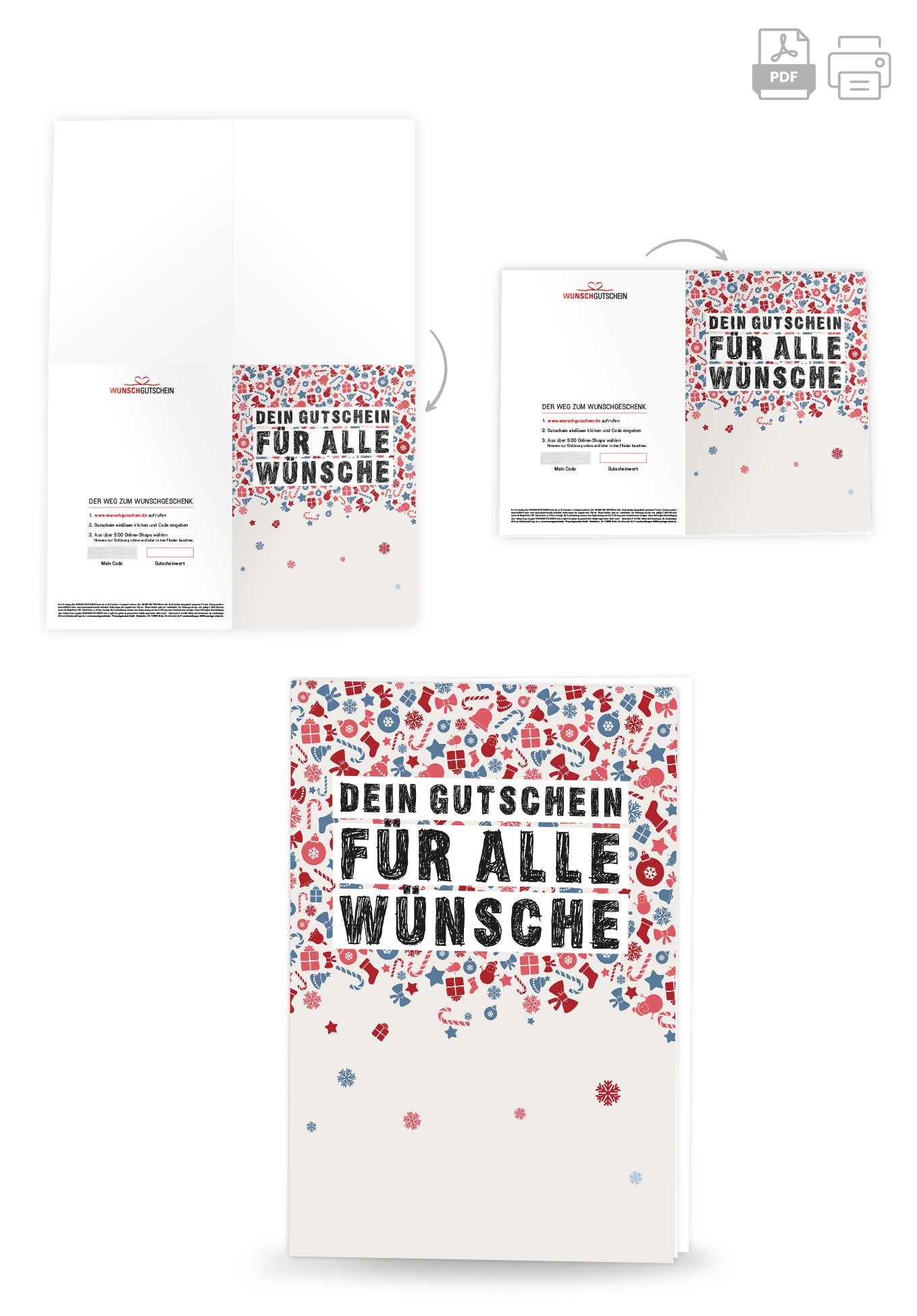 Für alle Wünsche - Doodle Weihnachten