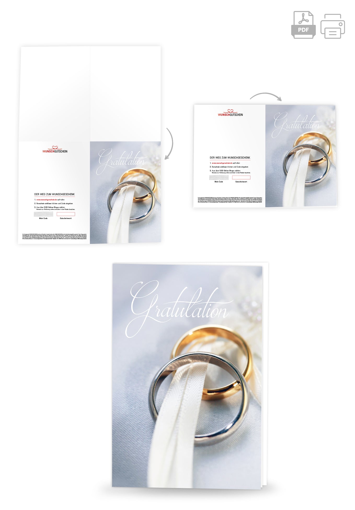 Gratulation - Hochzeit