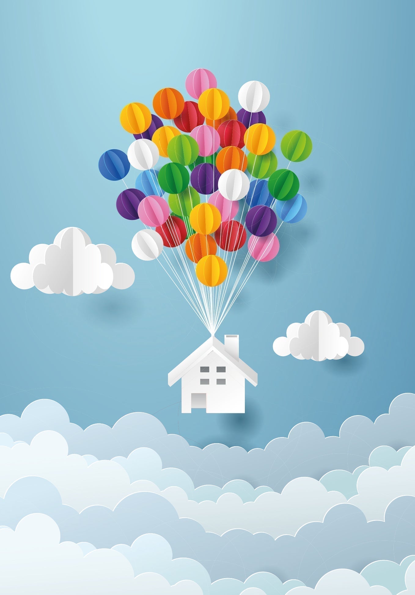 Haus Ballons Wunschgutschein (Gutscheinwert)