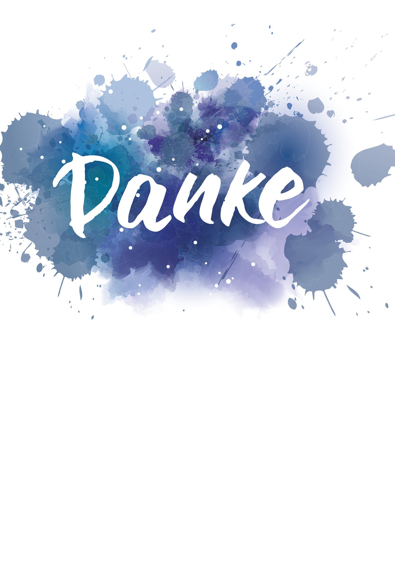 Danke - Blau
