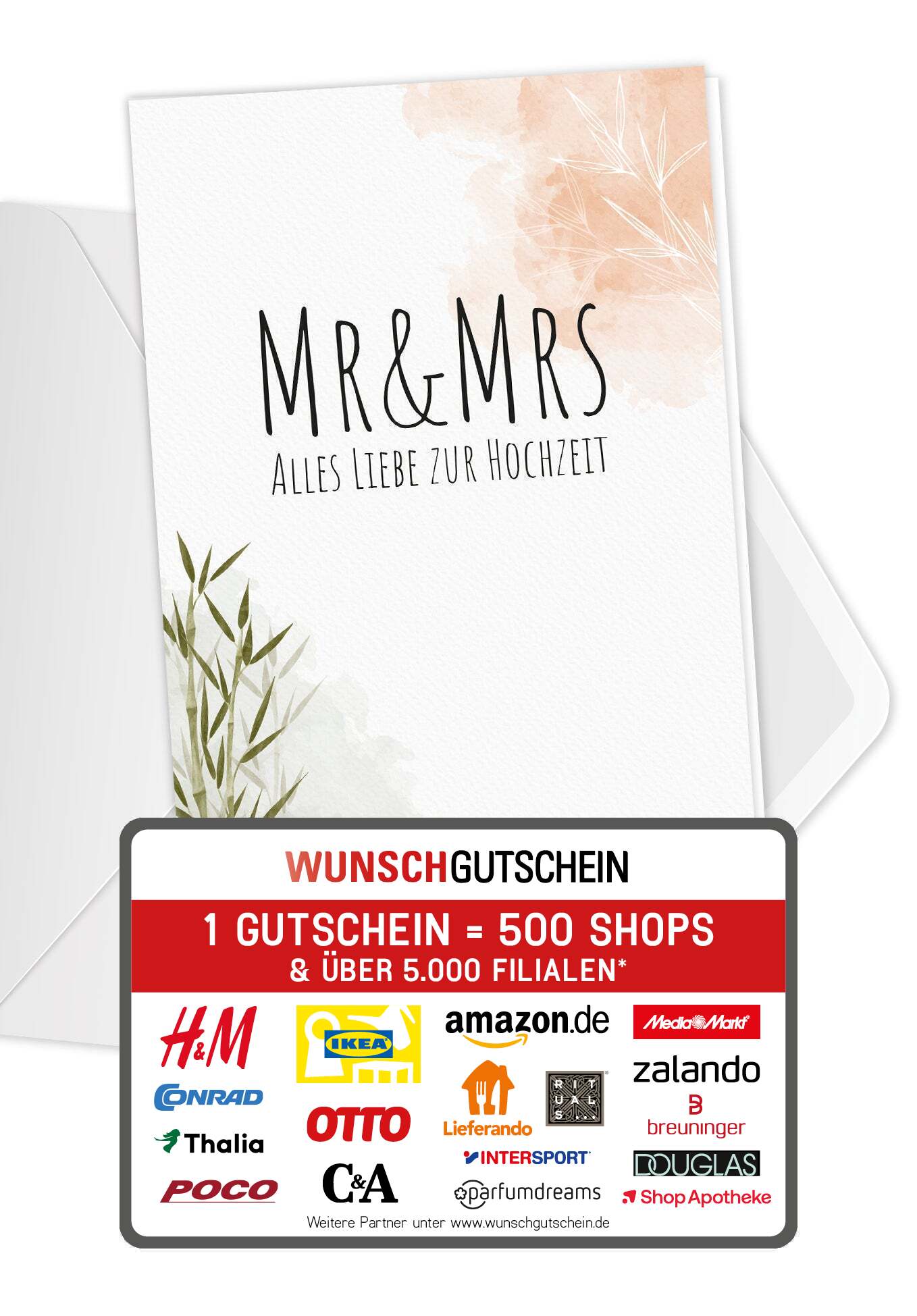 Mr & Mrs - Pflanzen (Gutscheinwert)