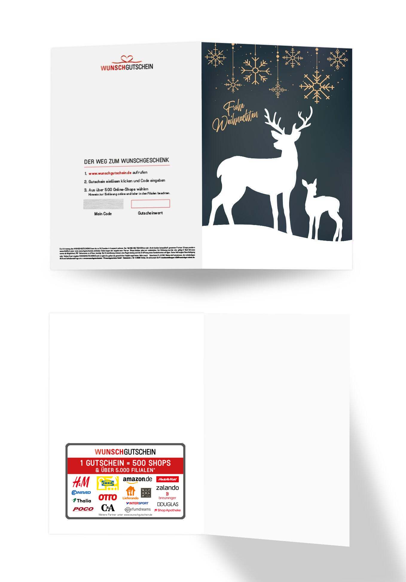 Frohe Weihnachten - Rentier