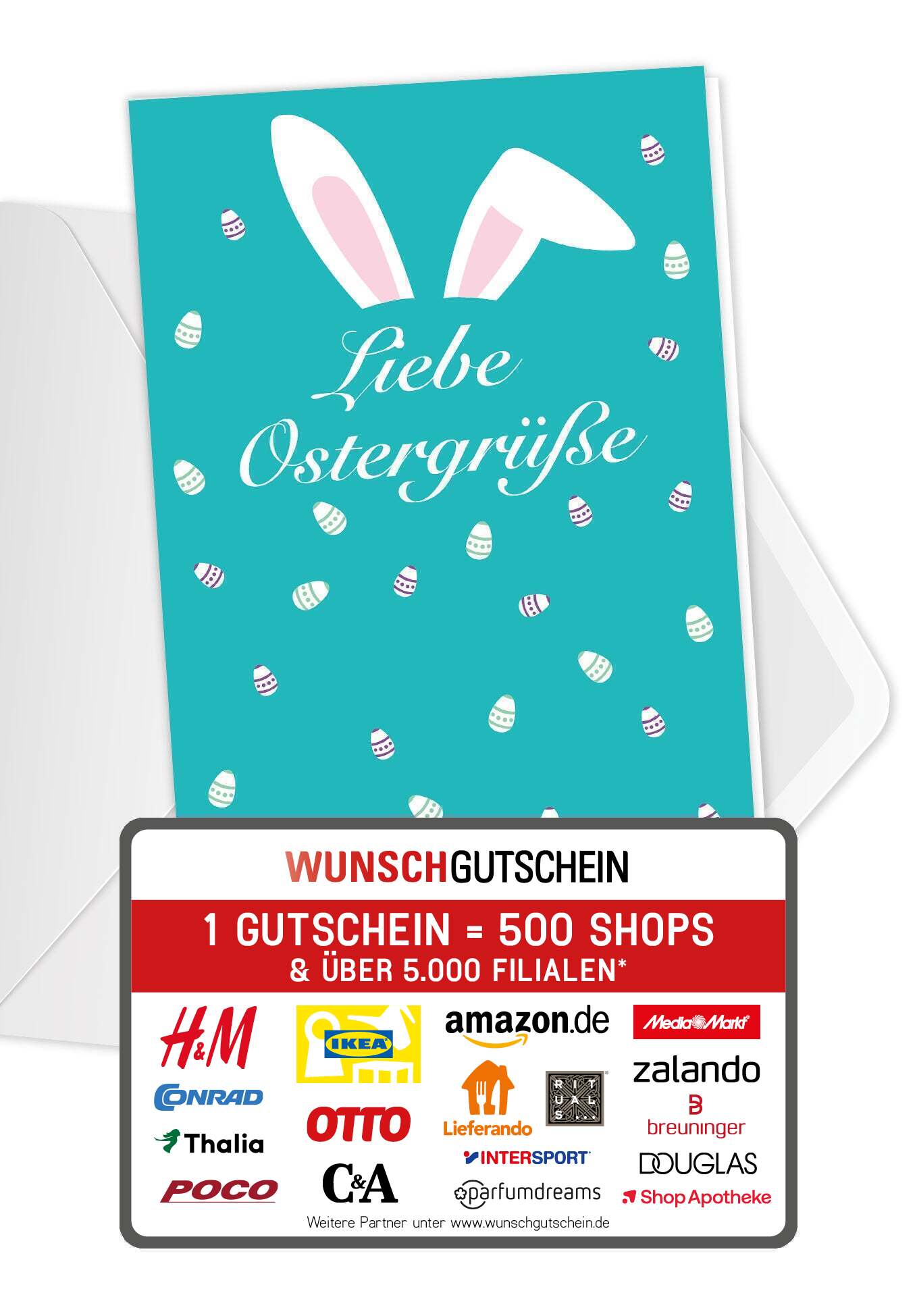 Liebe Ostergrüße - Hasenohren