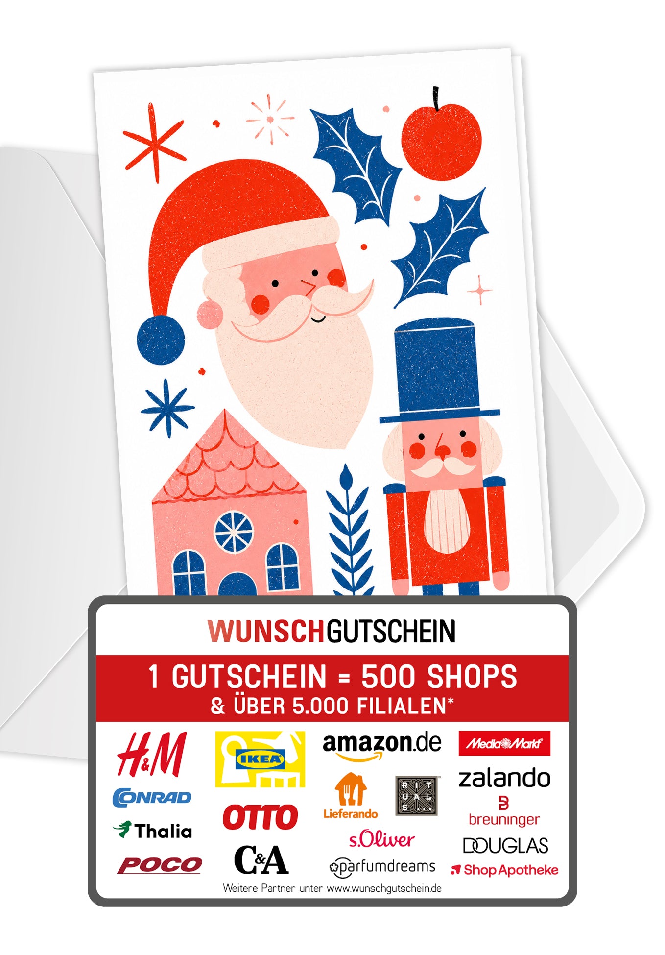 Weihnachtselemente - Pattern Weiß