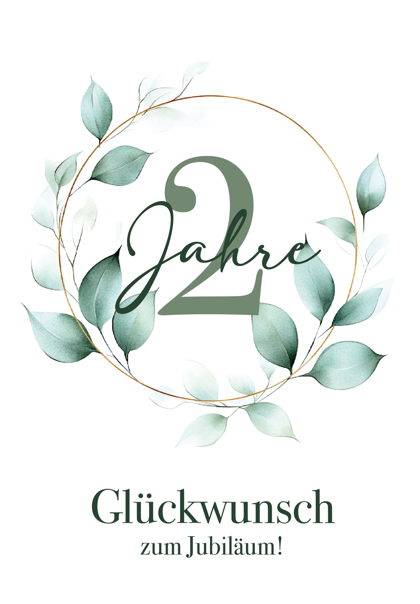 2 Jahre - Blätterkranz