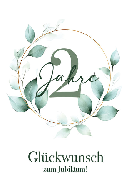 2 Jahre - Blätterkranz