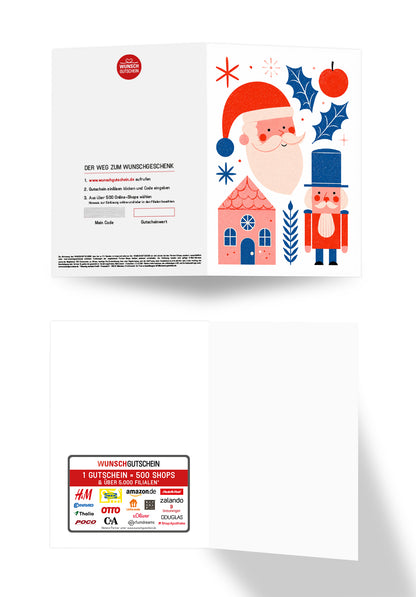 Weihnachtselemente - Pattern Weiß