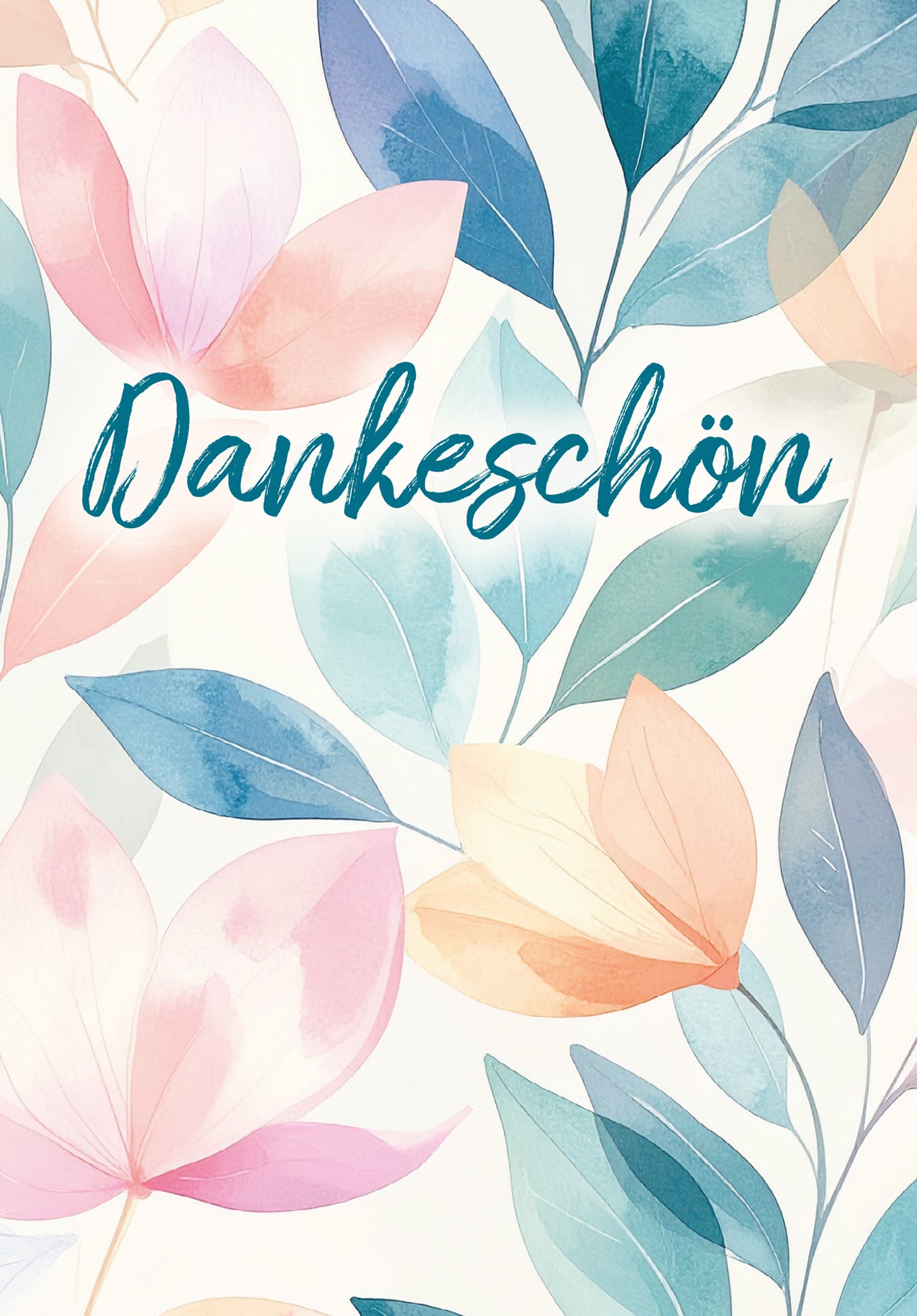 Dankeschön - Blätter Bunt