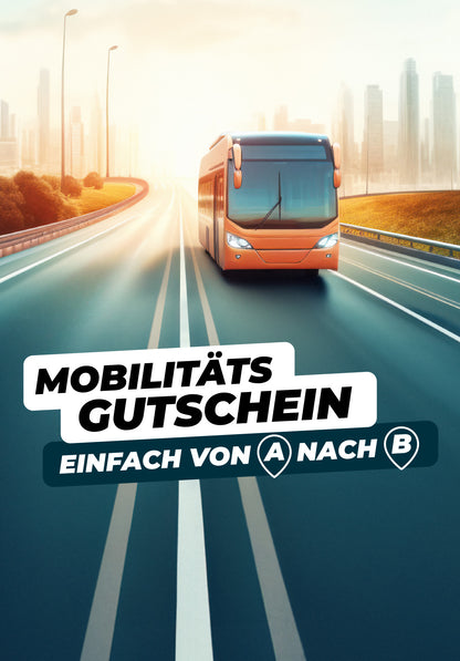 Mobilitäts Gutschein - Das perfekte Geschenk für Mobilitäts-Fans (Gutscheinwert)