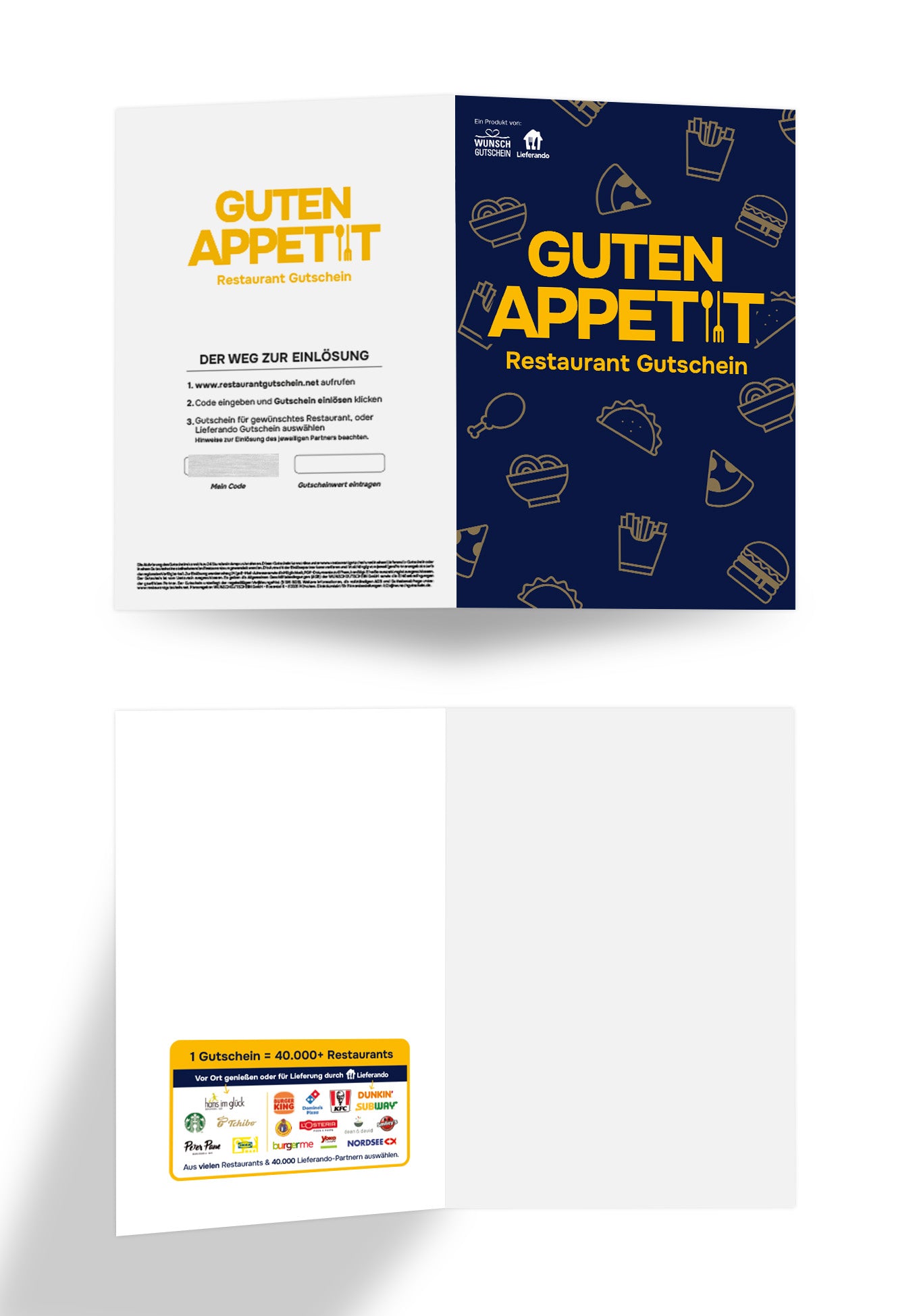 Restaurantgutschein PDF