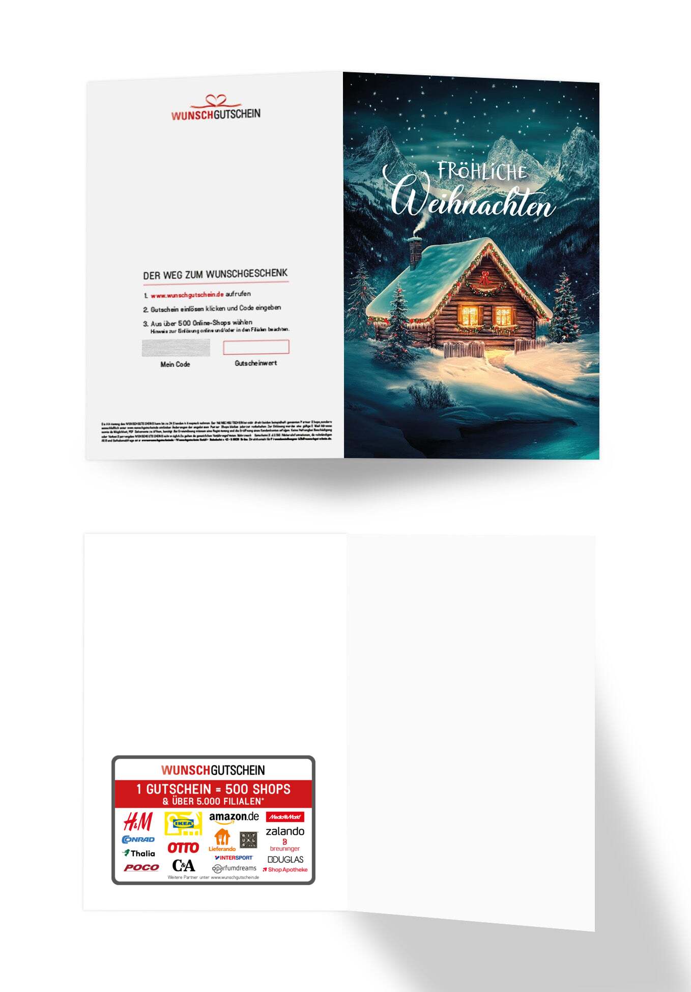 Fröhliche Weihnachten - Berghütte