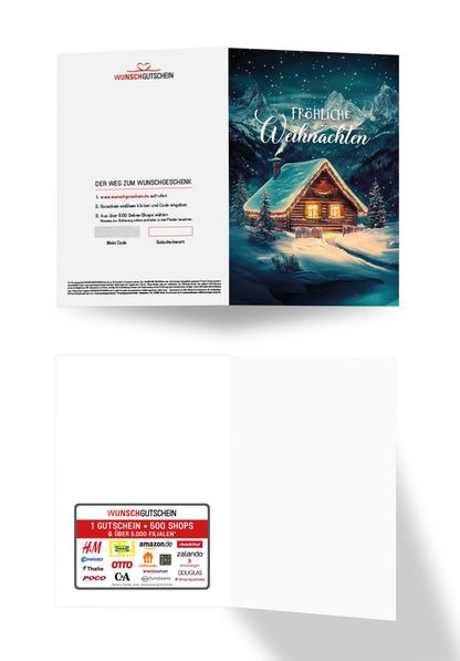 Fröhliche Weihnachten - Berghütte