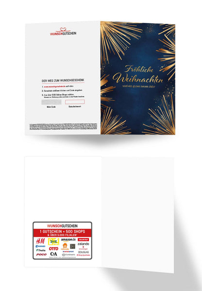 Fröhliche Weihnachten - Feuerwerk