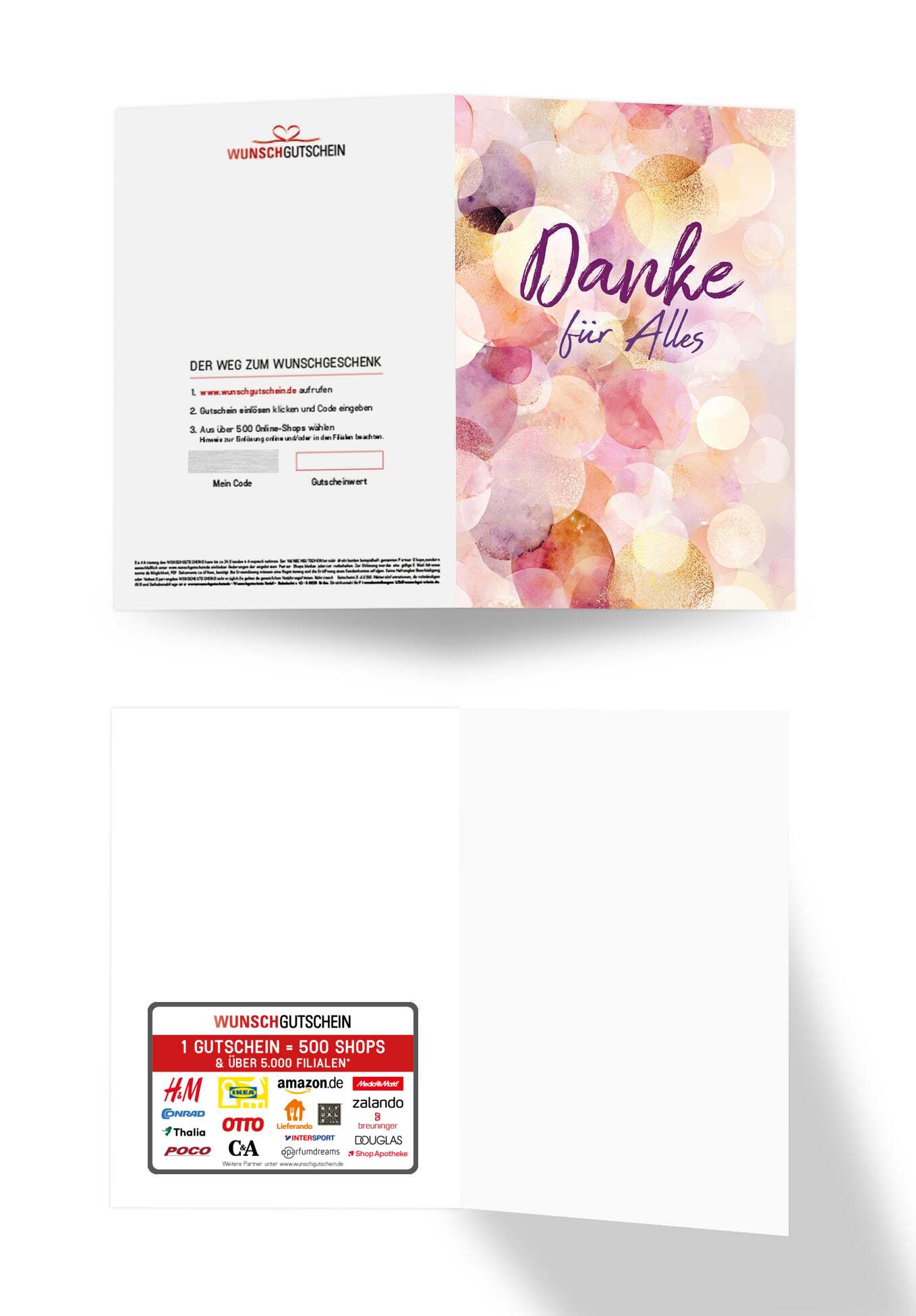 Danke für Alles - Lila Gold