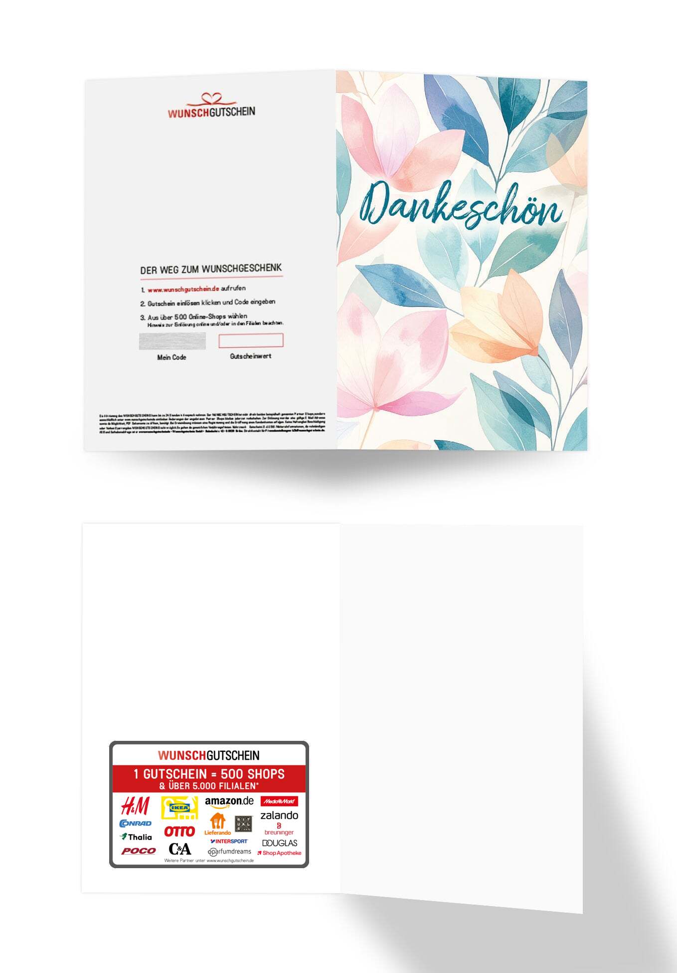 Dankeschön - Blätter Bunt