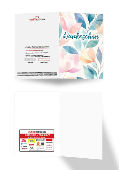 Dankeschön - Blätter Bunt