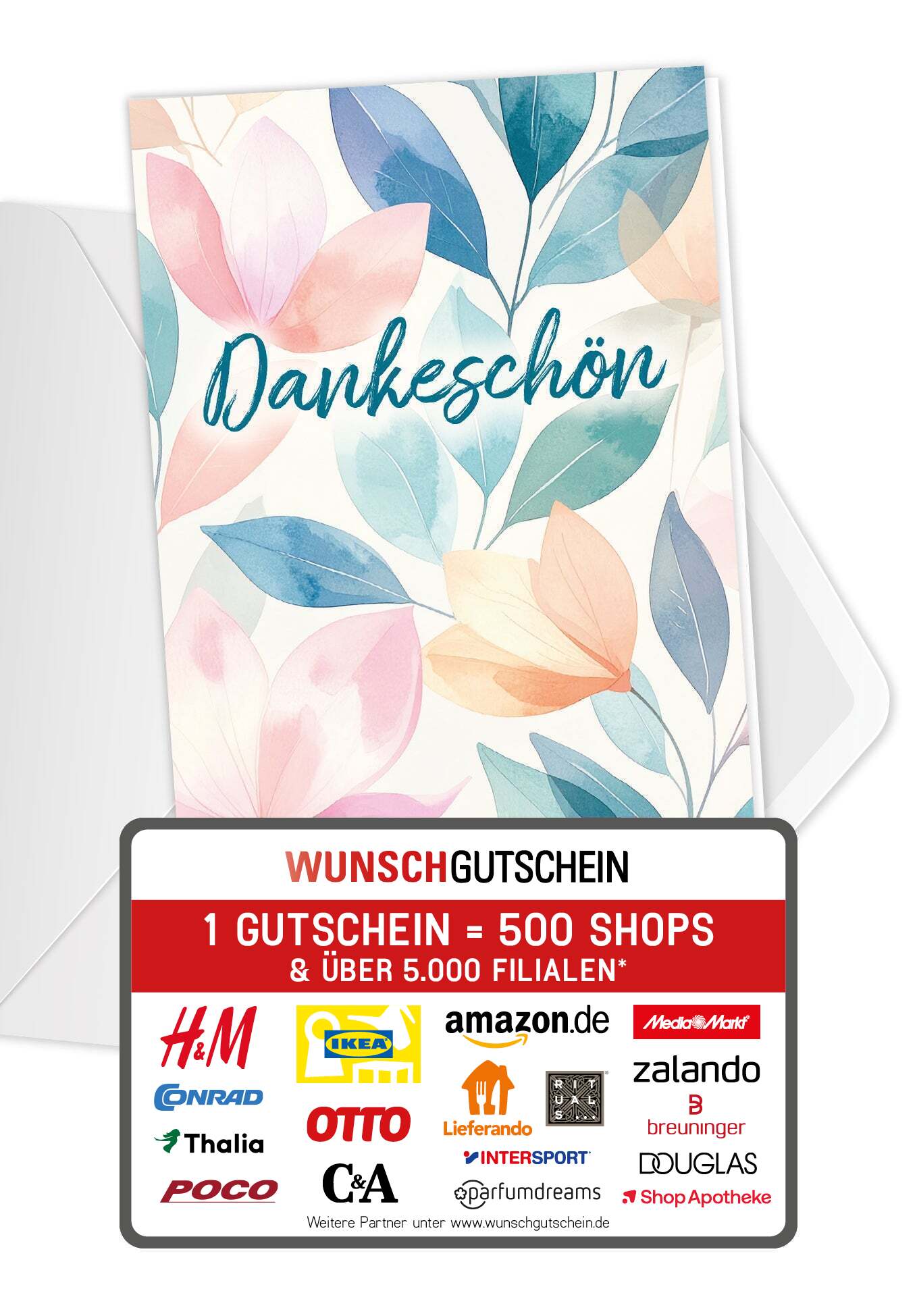 Dankeschön - Blätter Bunt