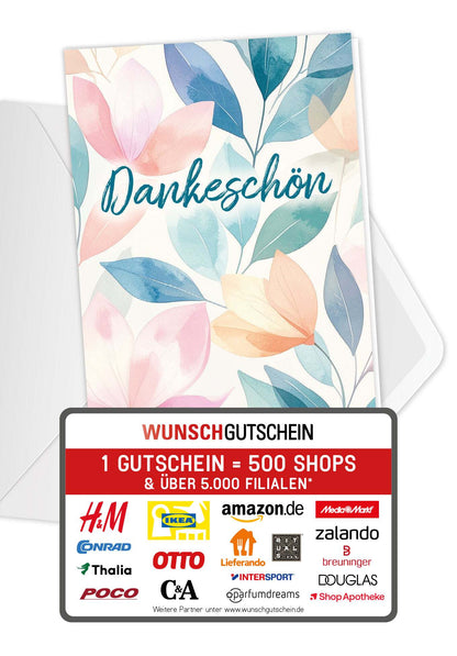 Dankeschön - Blätter Bunt