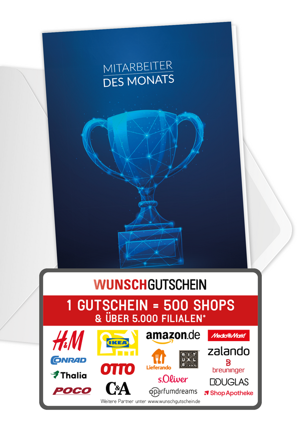 Mitarbeiter des Monats - Pokal Polygon