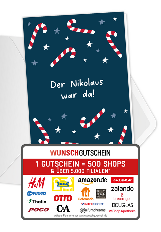 Nikolaus war da - Zuckerstangen