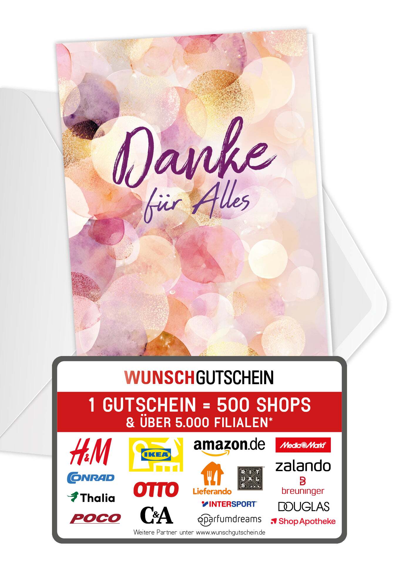 Danke für Alles - Lila Gold