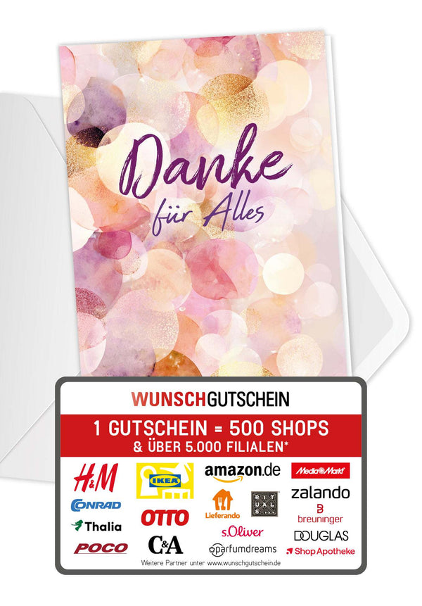 Danke für Alles - Lila Gold
