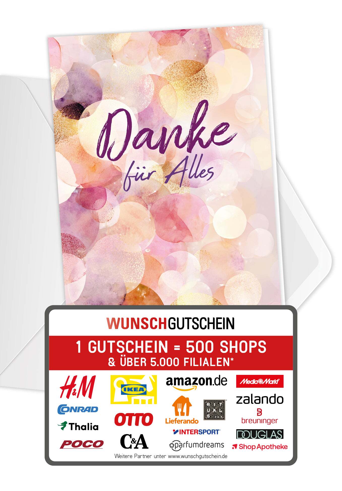 Danke für Alles - Lila Gold
