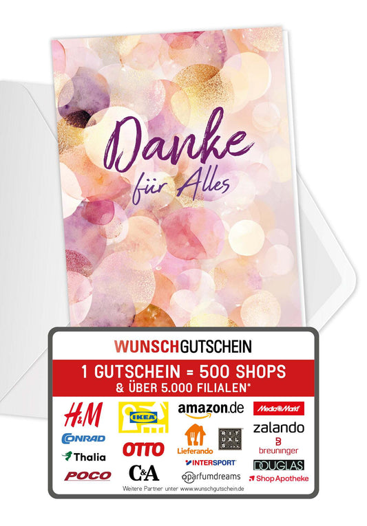 Danke für Alles - Lila Gold