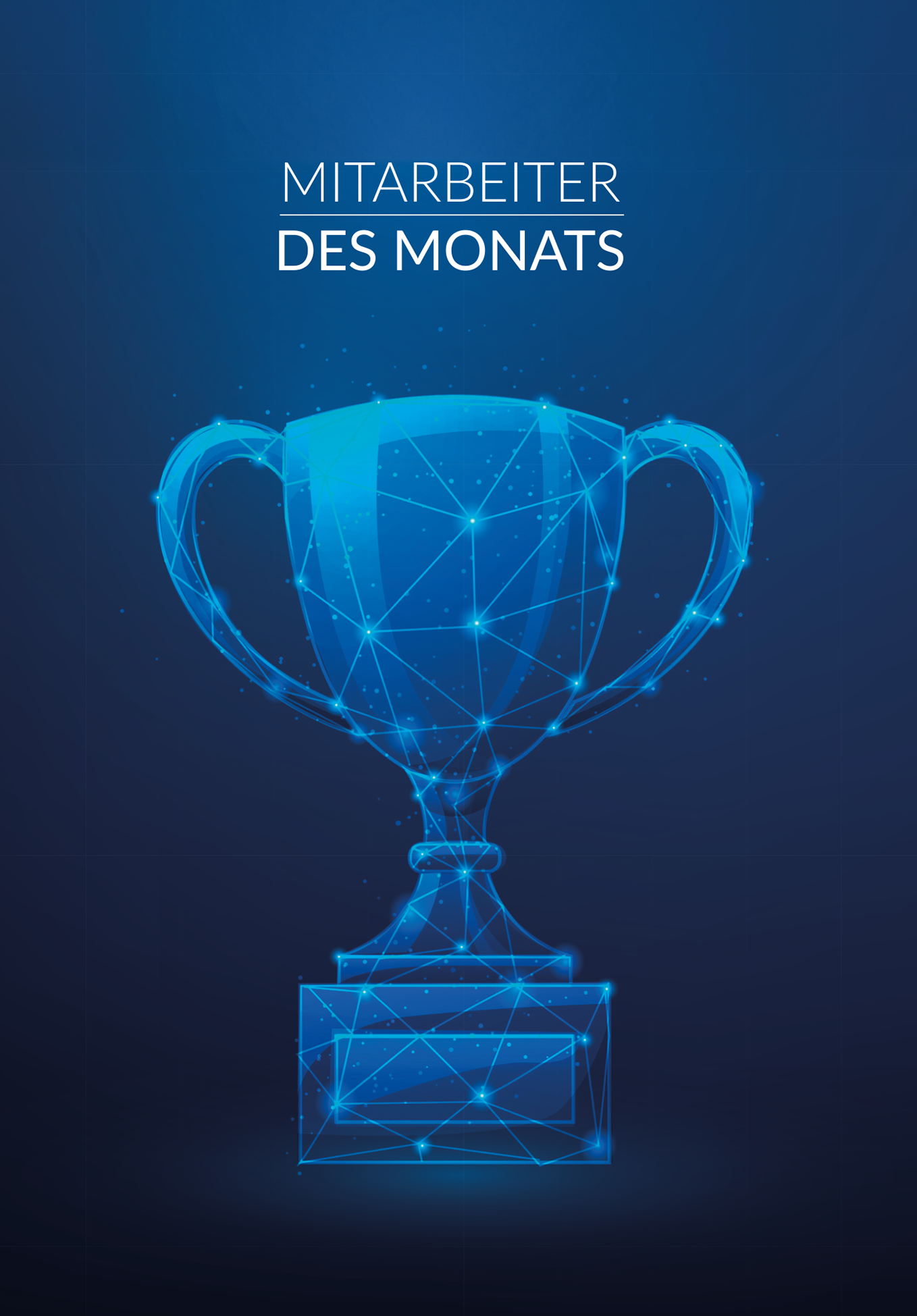 Mitarbeiter des Monats - Pokal Polygon