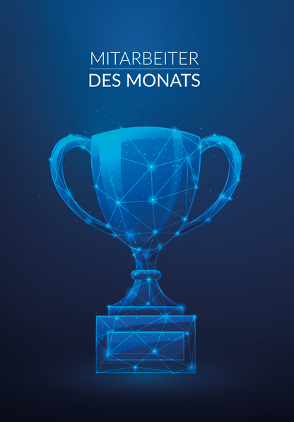 Mitarbeiter des Monats - Pokal Polygon