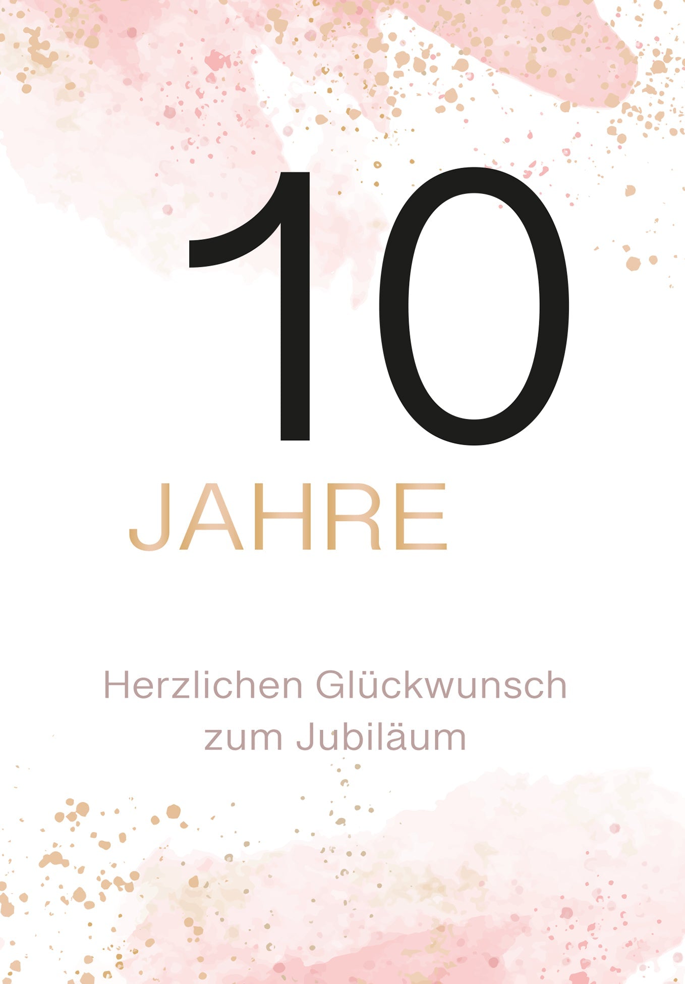 10 Jahre Jubiläum - Rosa Gold (Gutscheinwert)