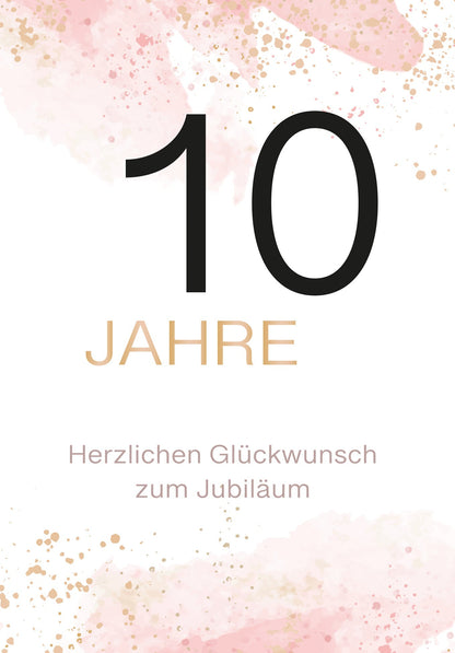 10 Jahre Jubiläum - Rosa Gold (Gutscheinwert)