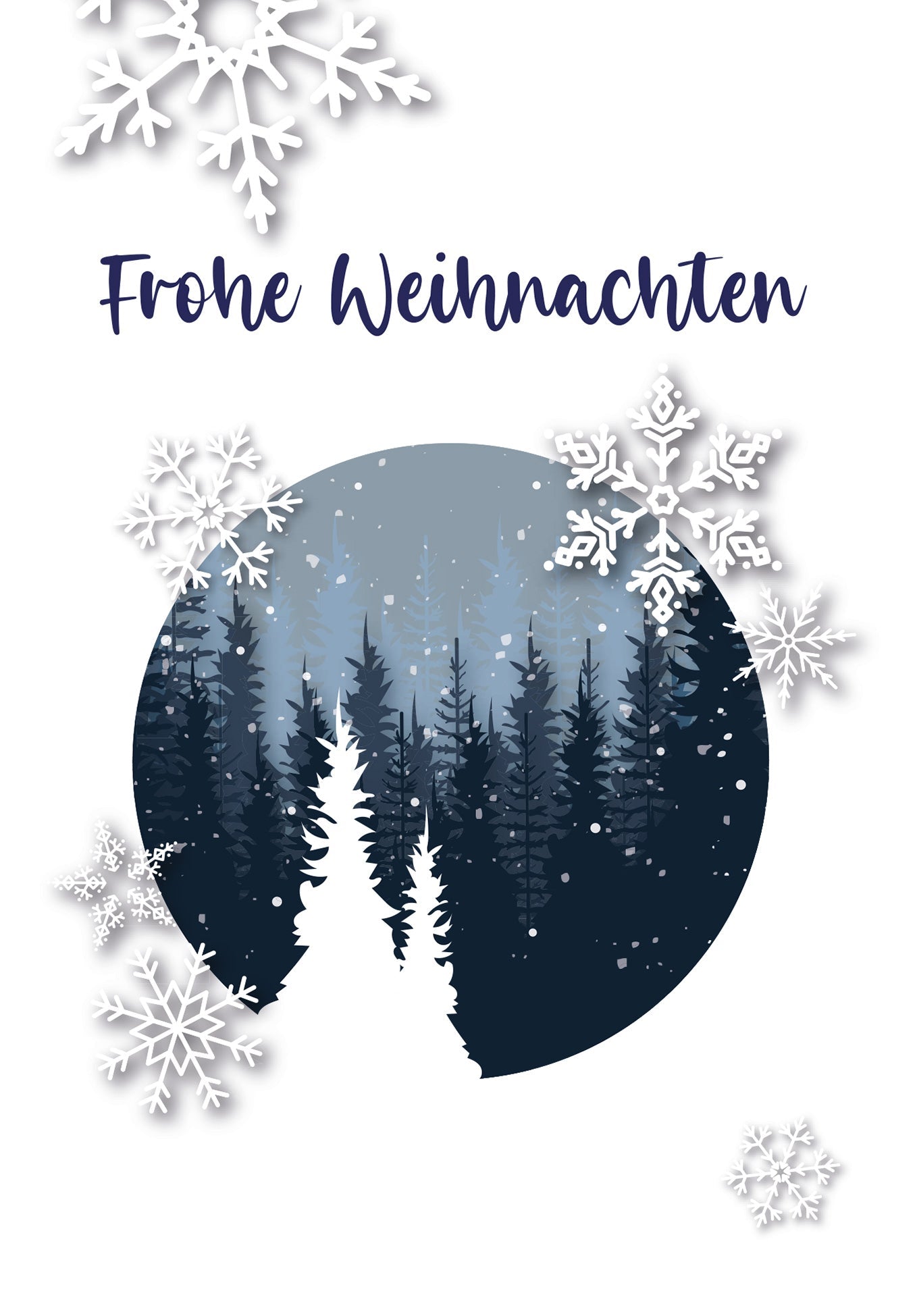 Frohe Weihnachten - Schneekugel (Gutscheinwert)