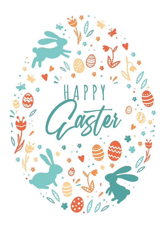Happy Easter - Ei Bunt Mitarbeitergutschein