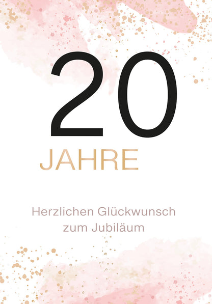 20 Jahre Jubiläum - Rosa Gold (Gutscheinwert)