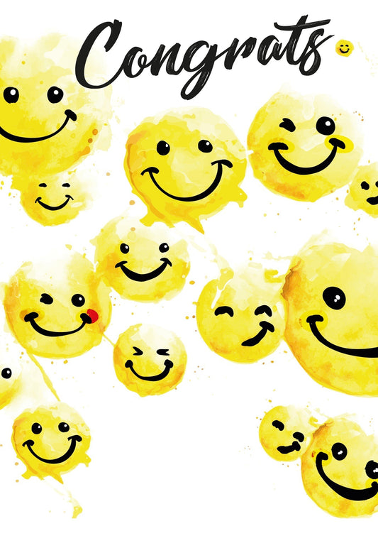 Congrats - Smiley Mitarbeitergutschein