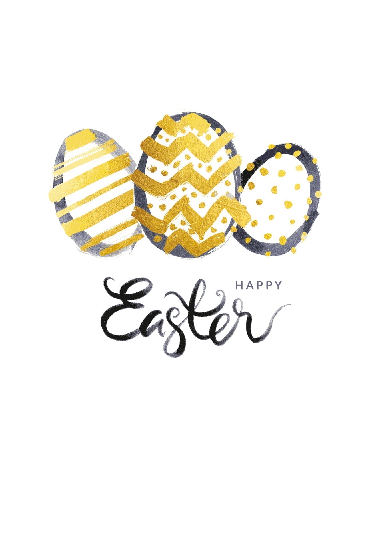 Happy Easter - Osterei Gold Wunschgutschein