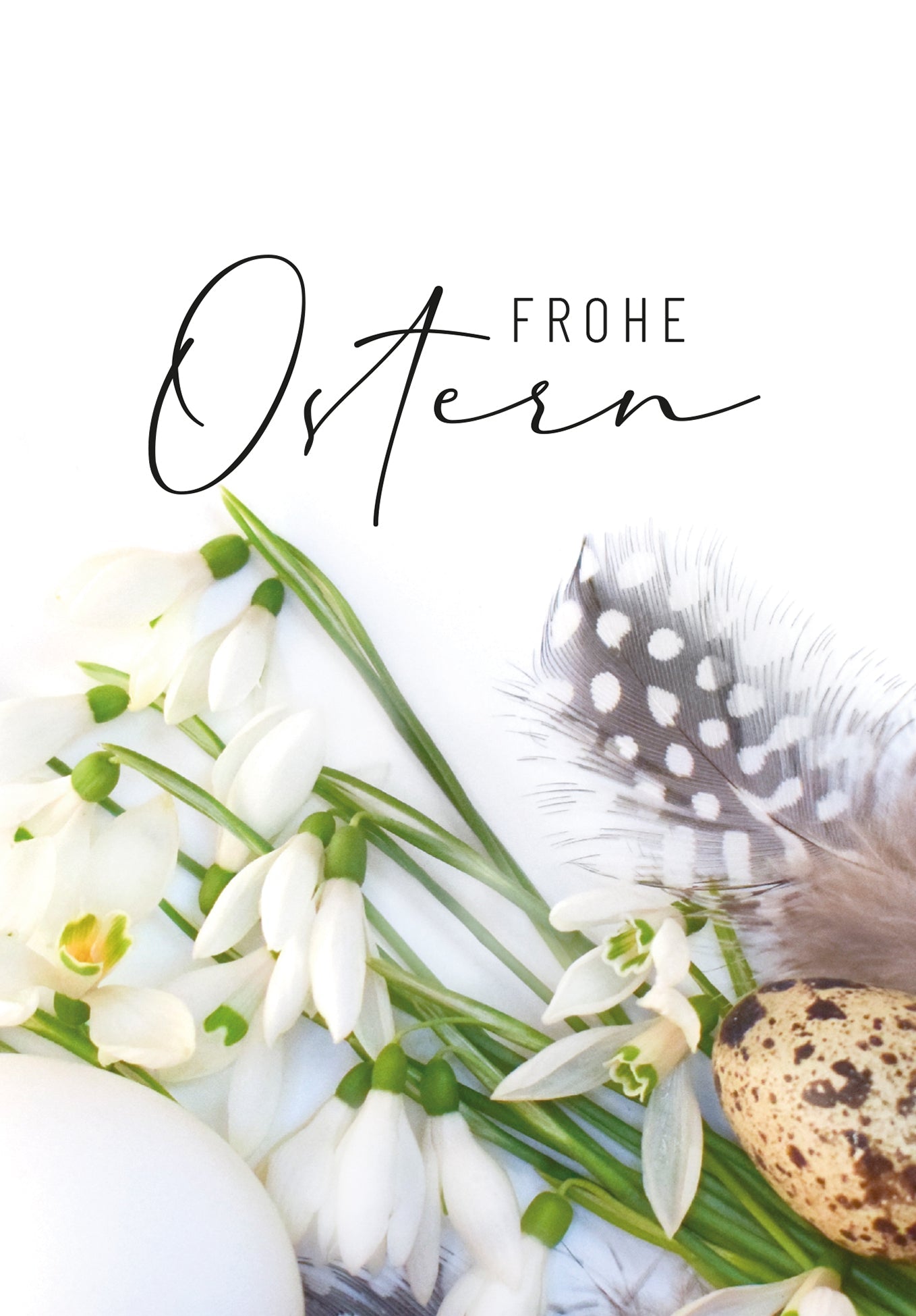 Frohe Ostern - Federn (Gutscheinwert)