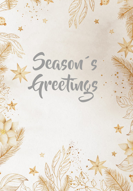 Season's Greetings - Gold