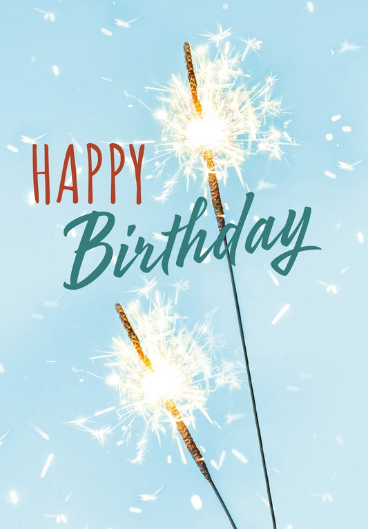 Happy Birthday - Wunderkerze Mitarbeitergutschein