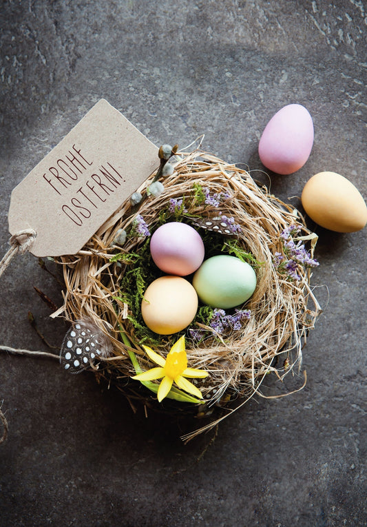 Frohe Ostern - Nest