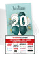 20 Jahre Jubiläum - Ballons Grün (Gutscheinwert)