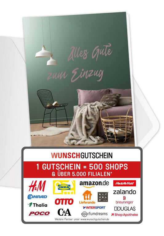 Alles Gute Einzug - Sofa Lila
