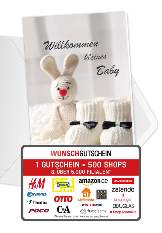Willkommen kleines Baby - Hase