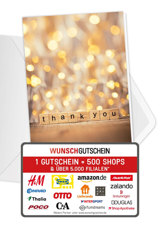 Thank you - Würfel