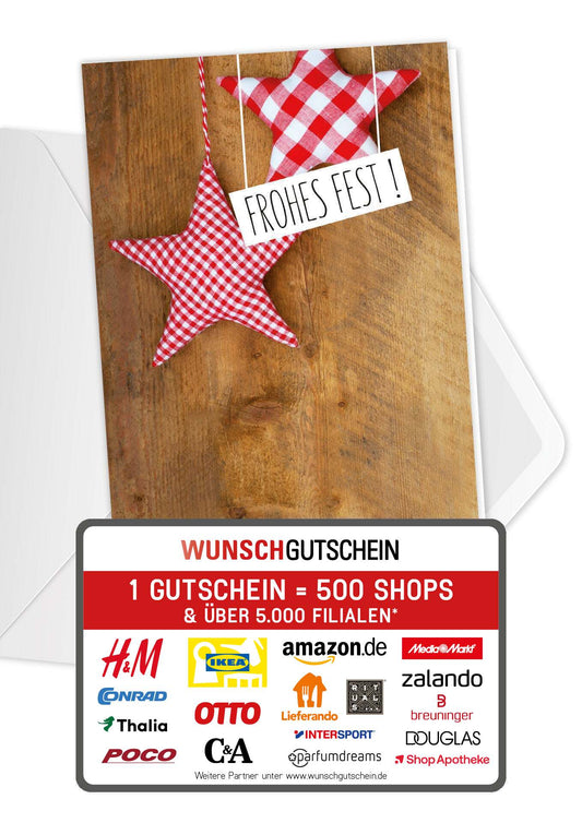 Frohes Fest - Stern