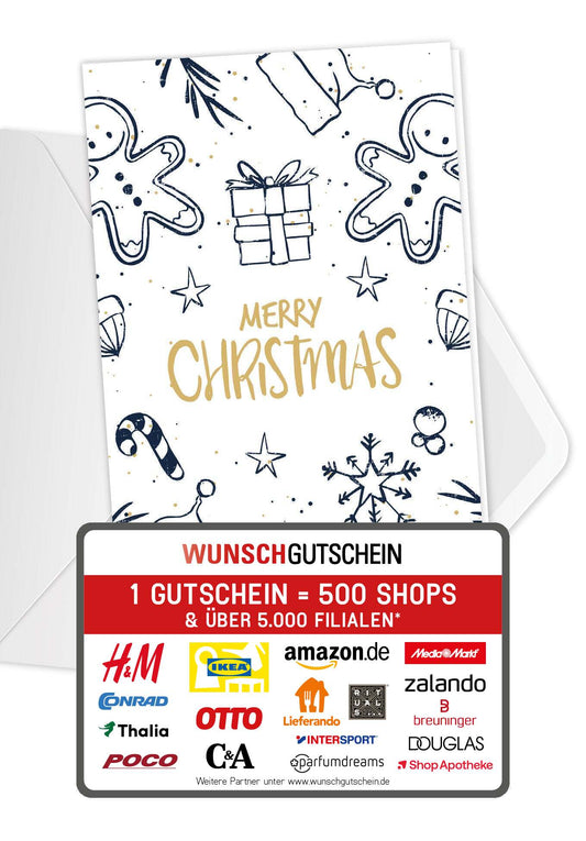 Merry Christmas - Lebkuchen Gold