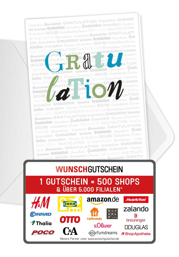 Gratulation - Grau